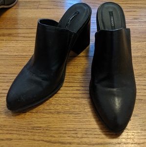 Forever 21 high heel mules - good used condition
